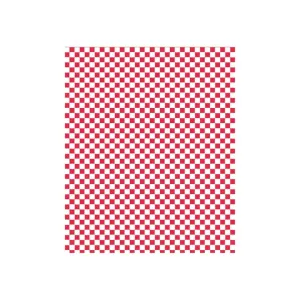 Papier ingraissable Rouge-Blanc 28x34cm (8A01)